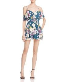 GUESS Paige Ruffle Romper  at Bloomingdales